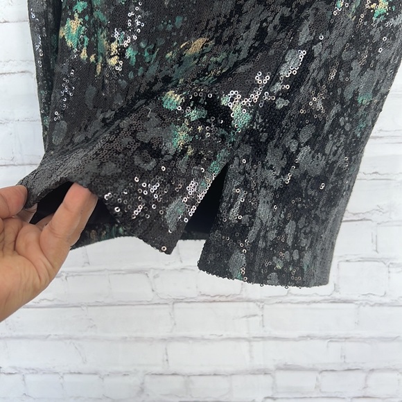 Cynthia Rose Hollywood Glamorous sequined mini skirt size small - Picture 7 of 9